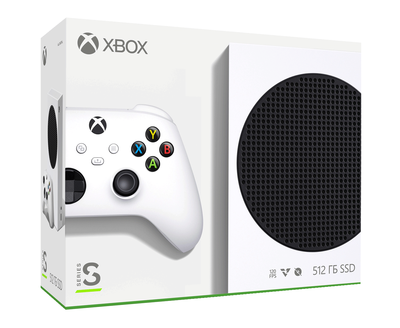 Игровая приставка Microsoft Xbox Series S 512 Гб RRS-00009 белый