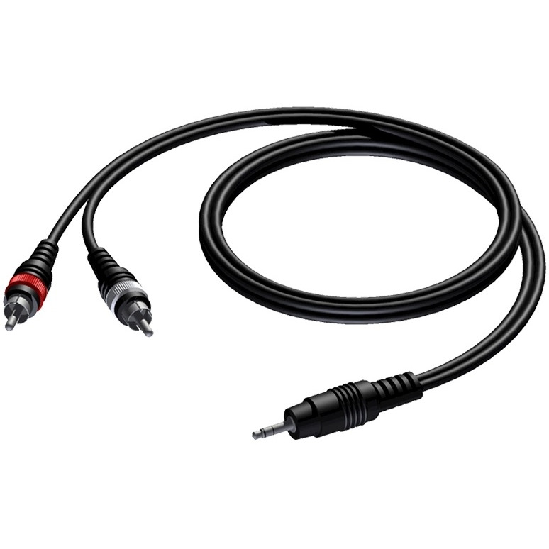 Кабель аудио 1xMini Jack - 2xRCA Procab CAB711/20 20.0m