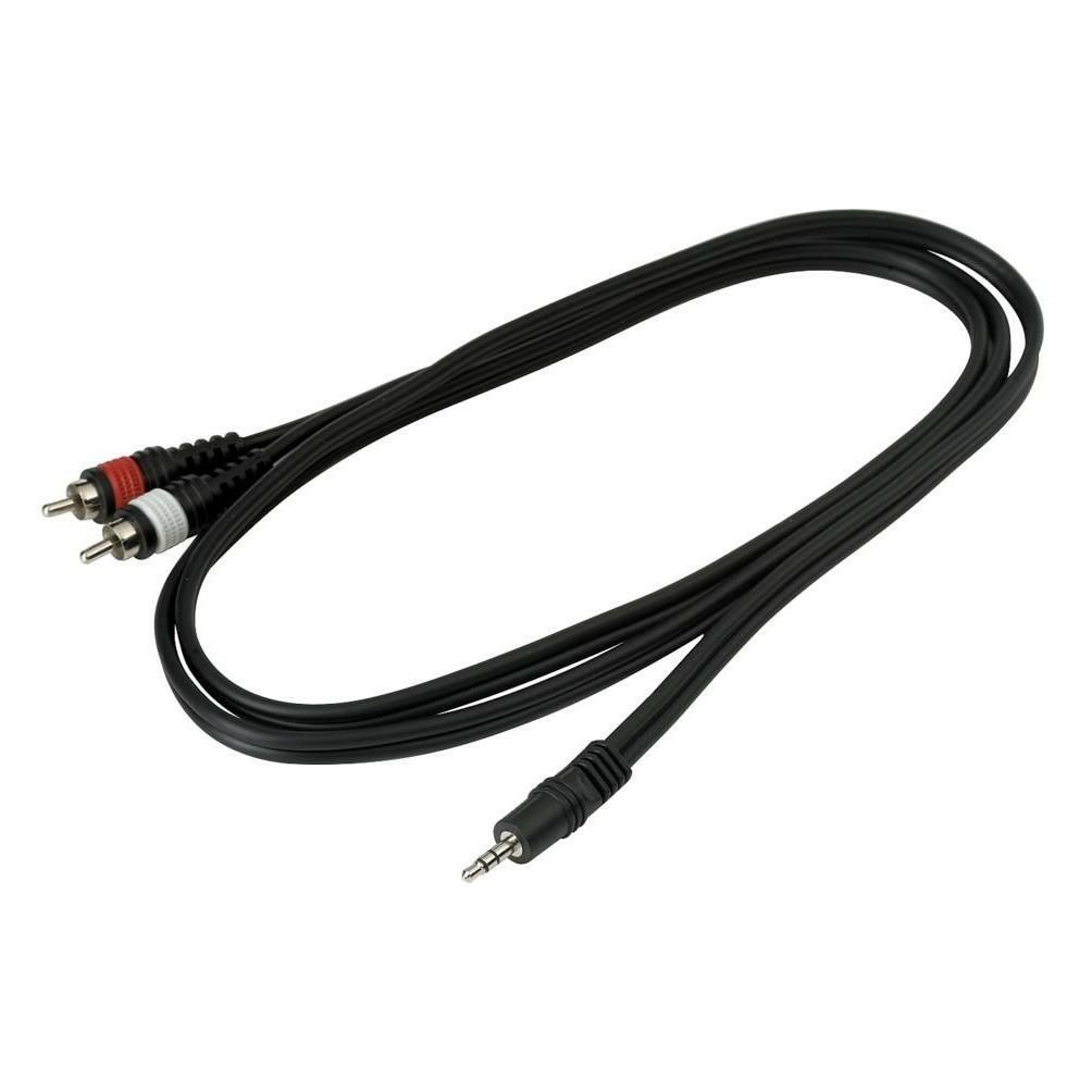 фото Кабель аудио 1xmini jack - 2xrca rockcable rcl 20902 d4 1.5m