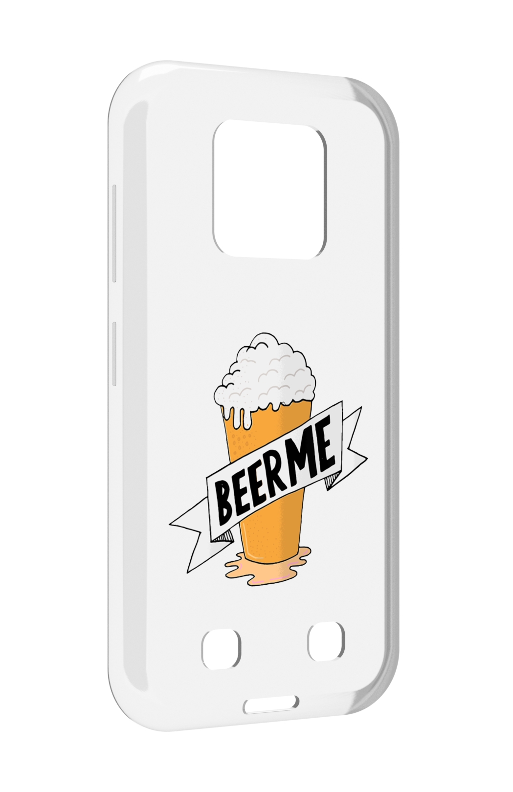 

Чехол MyPads Beer-me для Oukitel WP18, Прозрачный, Tocco
