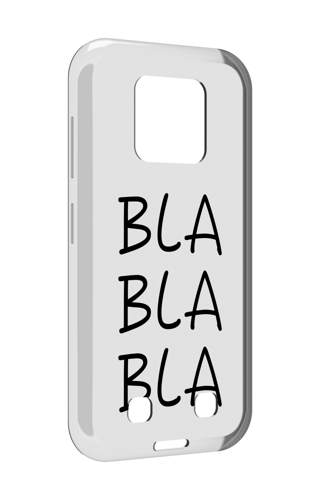 

Чехол MyPads Bla-Bla для Oukitel WP18, Прозрачный, Tocco