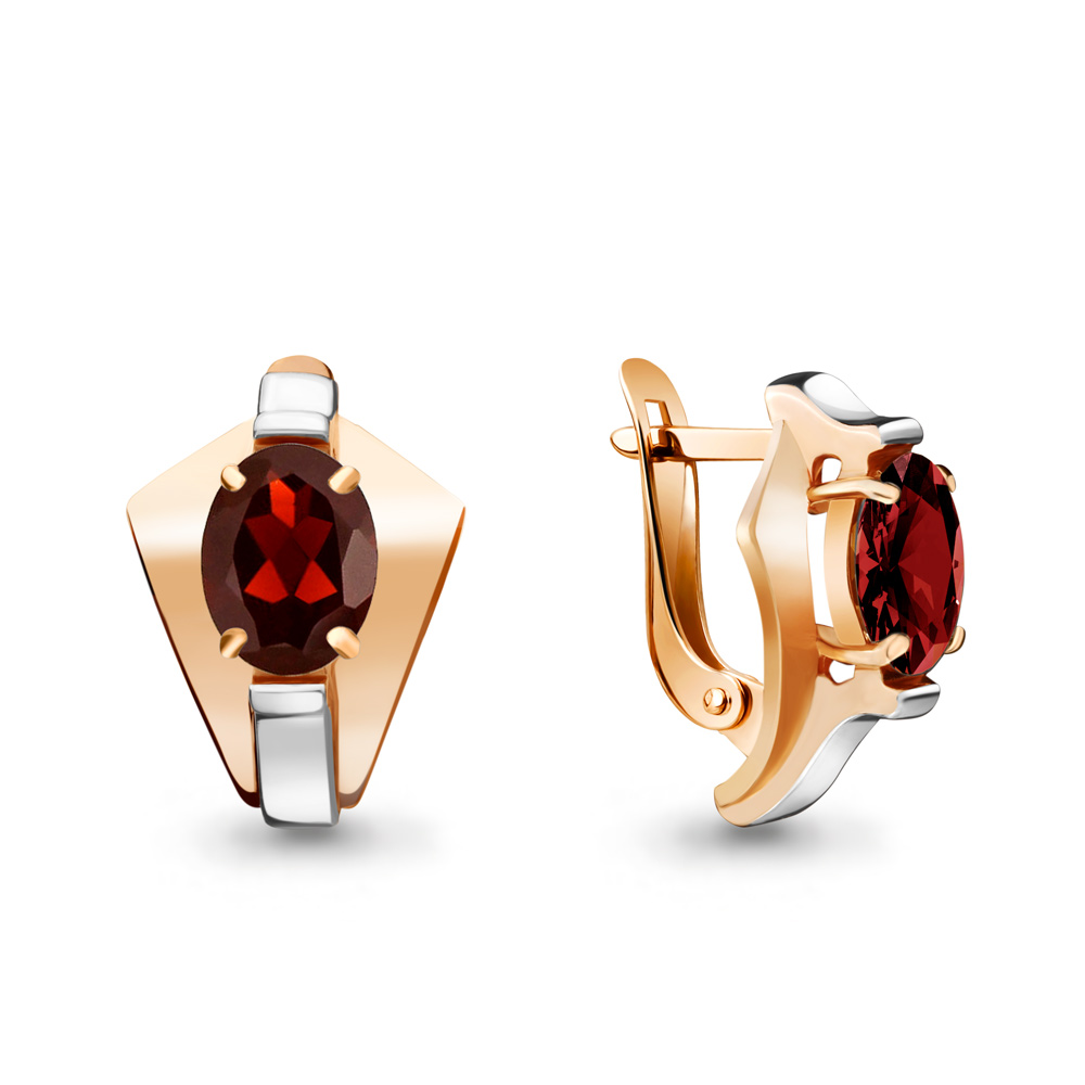 

Серьги из серебра с гранатом Aquamarine 4492803_925_з, 4492803_925_з