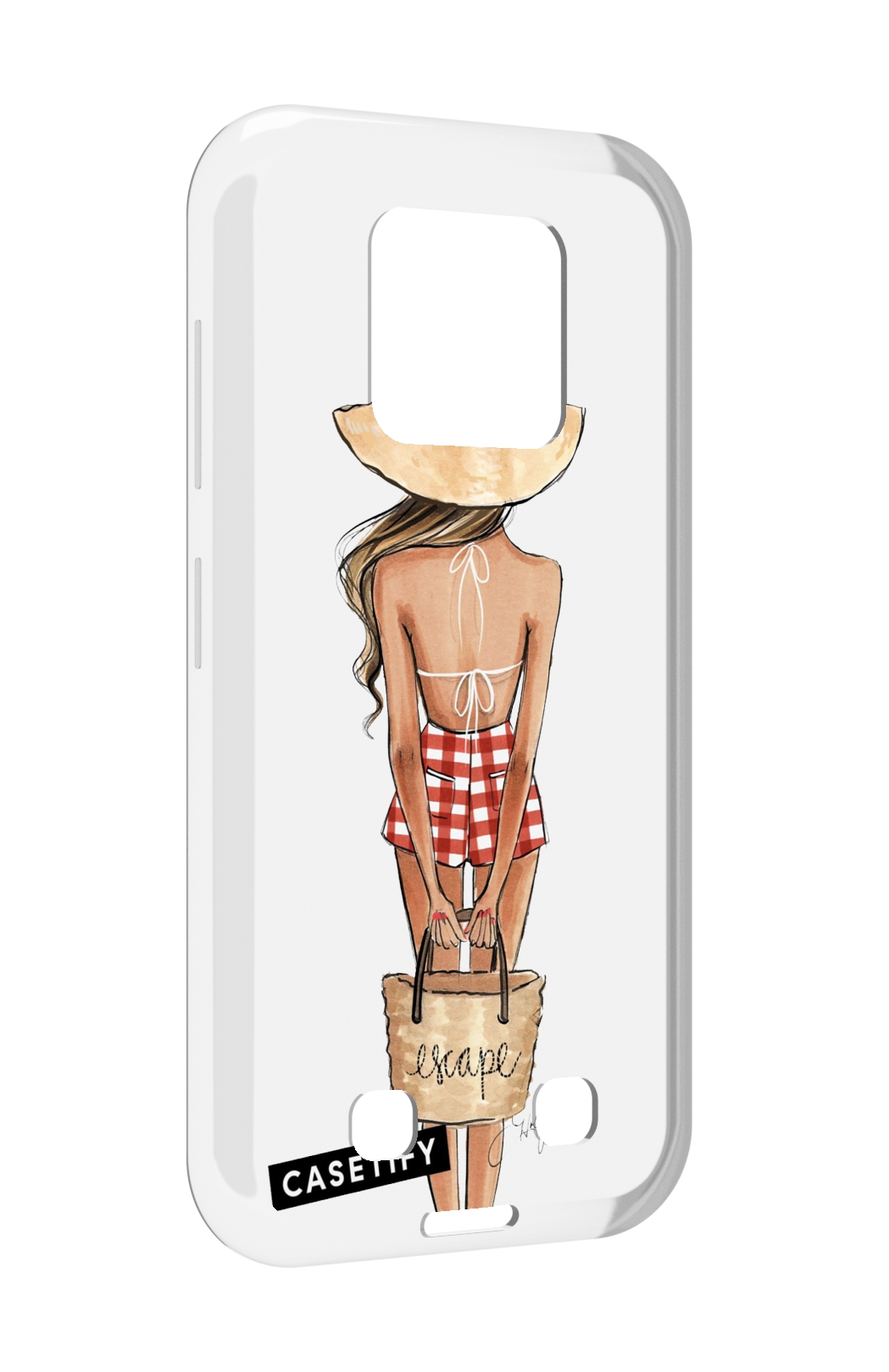 

Чехол MyPads CASETiFY женский для Oukitel WP18, Прозрачный, Tocco