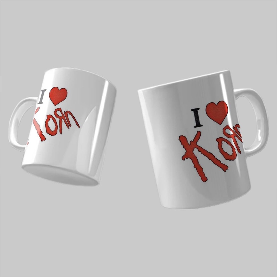 

Кружка I love Korn Корн рок атрибутика