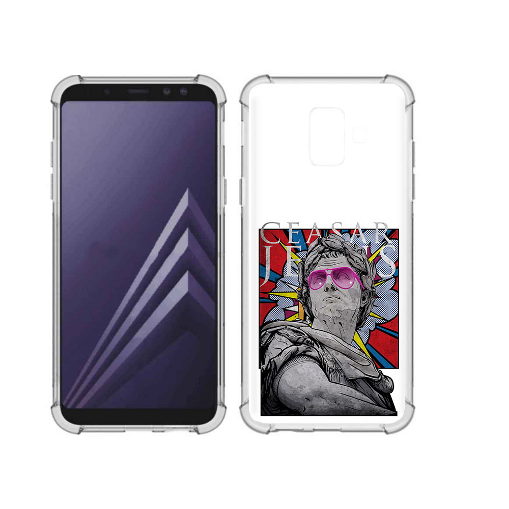 

Чехол MyPads Tocco для Samsung Galaxy A6 (2018) крутая статуя свободы (PT111558.582.423), Прозрачный, Tocco
