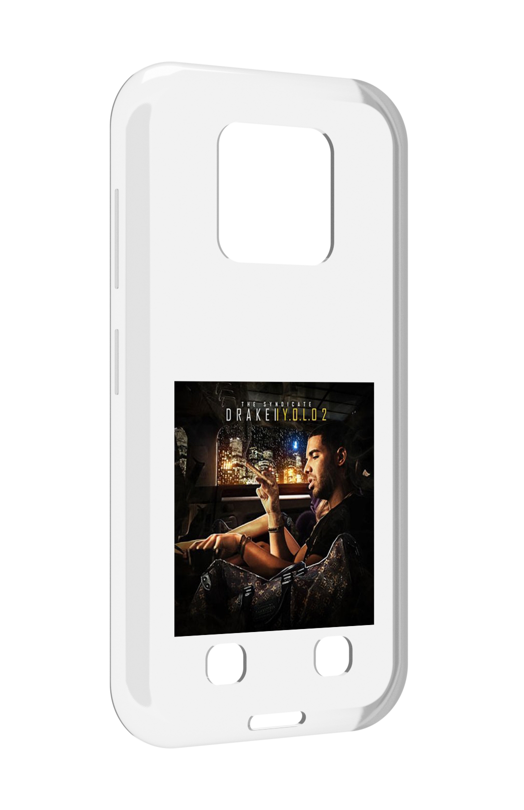 

Чехол MyPads Drake - You Only Live Once 2 для Oukitel WP18, Прозрачный, Tocco