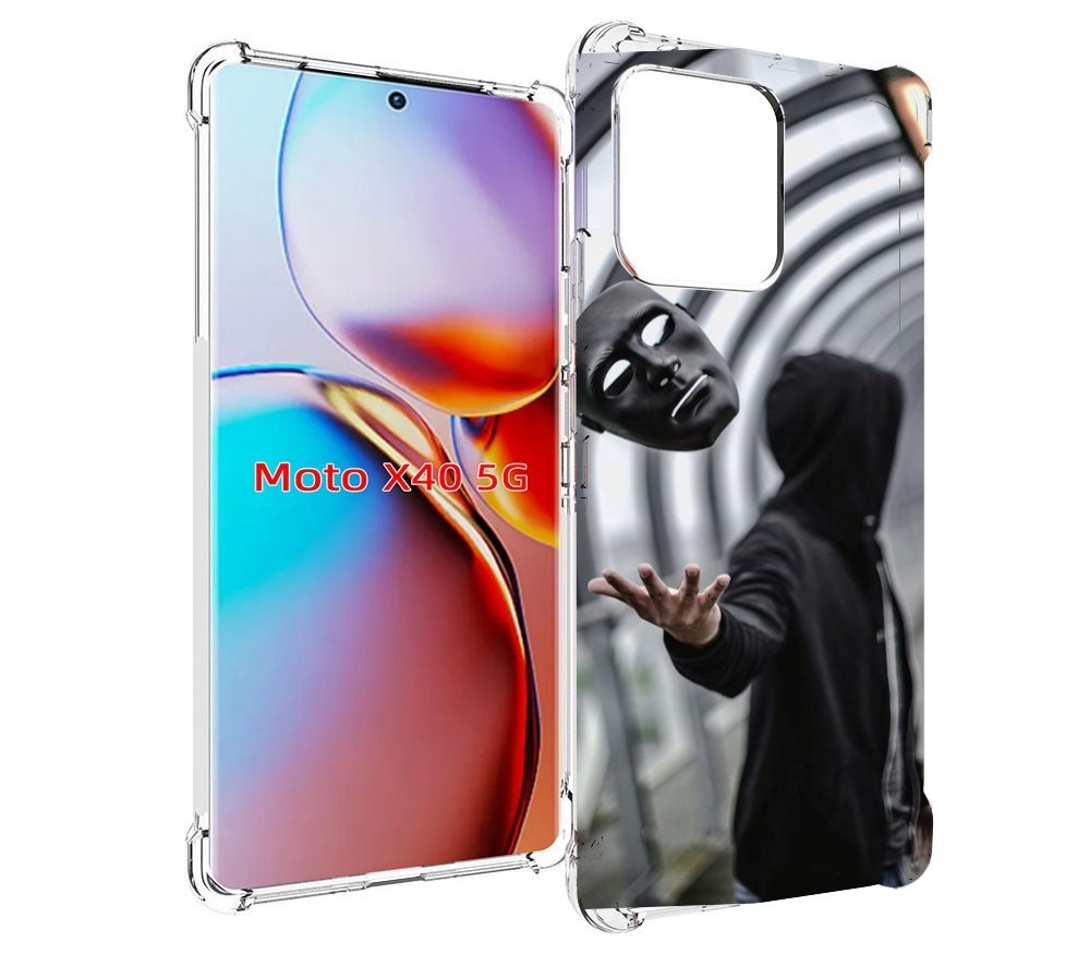 

Чехол MyPads Сними-маску для Motorola Moto X40, Прозрачный, Tocco