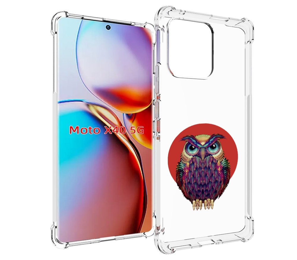 

Чехол MyPads Сова 3 для Motorola Moto X40, Прозрачный, Tocco