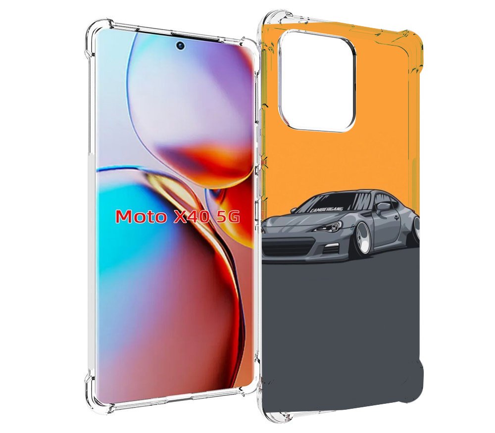 

Чехол MyPads Спорт-кар для Motorola Moto X40, Прозрачный, Tocco