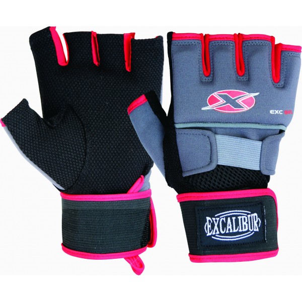 фото Перчатки для фитнеса excalibur 1584/01, черный/серый, xl