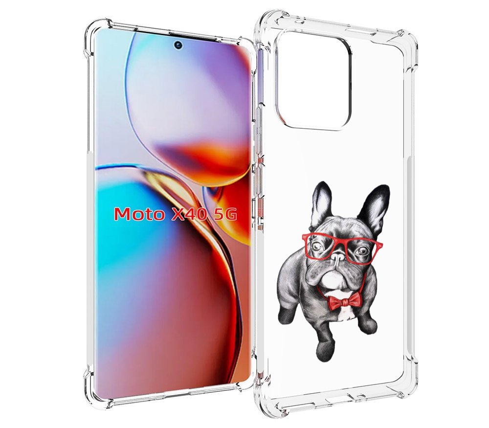 

Чехол MyPads Стильняга для Motorola Moto X40, Прозрачный, Tocco