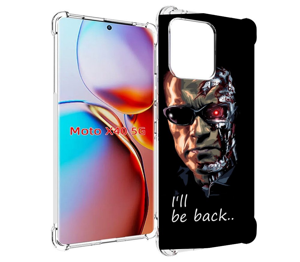 

Чехол MyPads Терминатор для Motorola Moto X40, Прозрачный, Tocco
