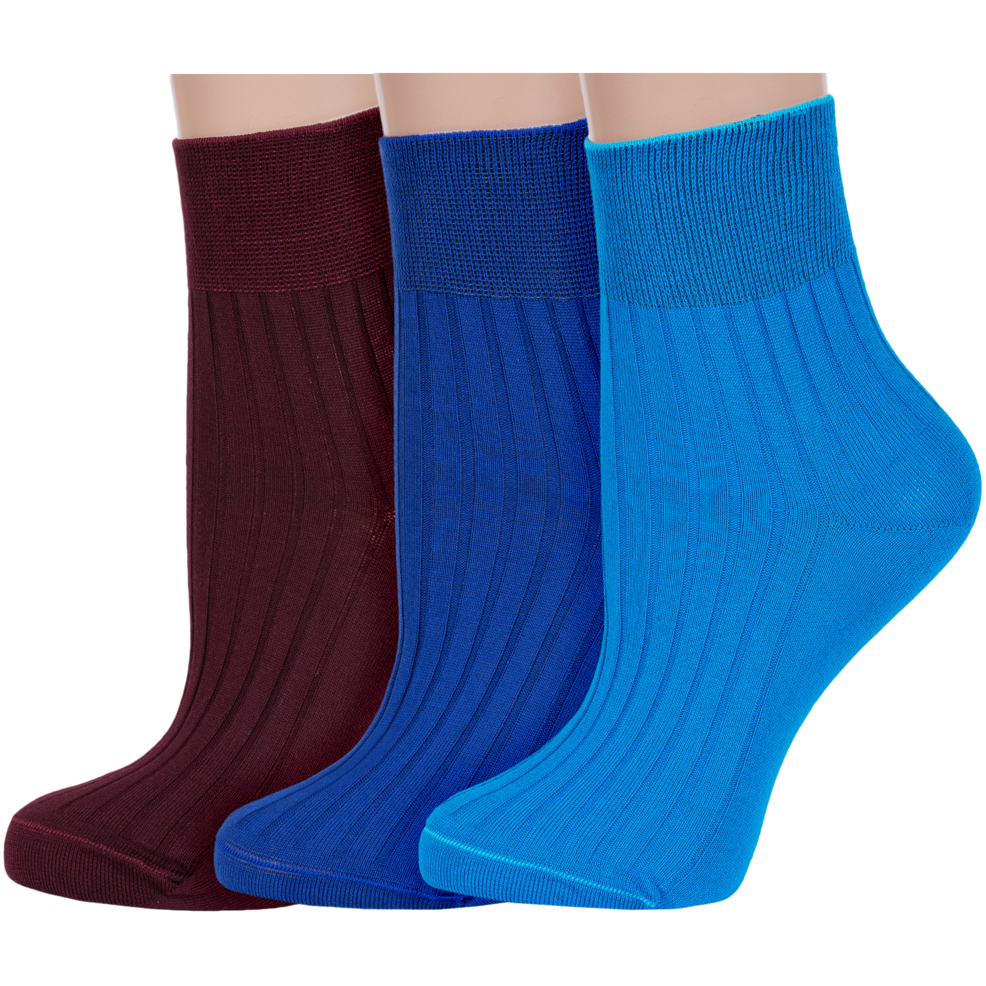 

Комплект носков женских Rusocks 3-Ж3-11001 разноцветных 25, Бордовый;синий;бирюзовый, 3-Ж3-11001