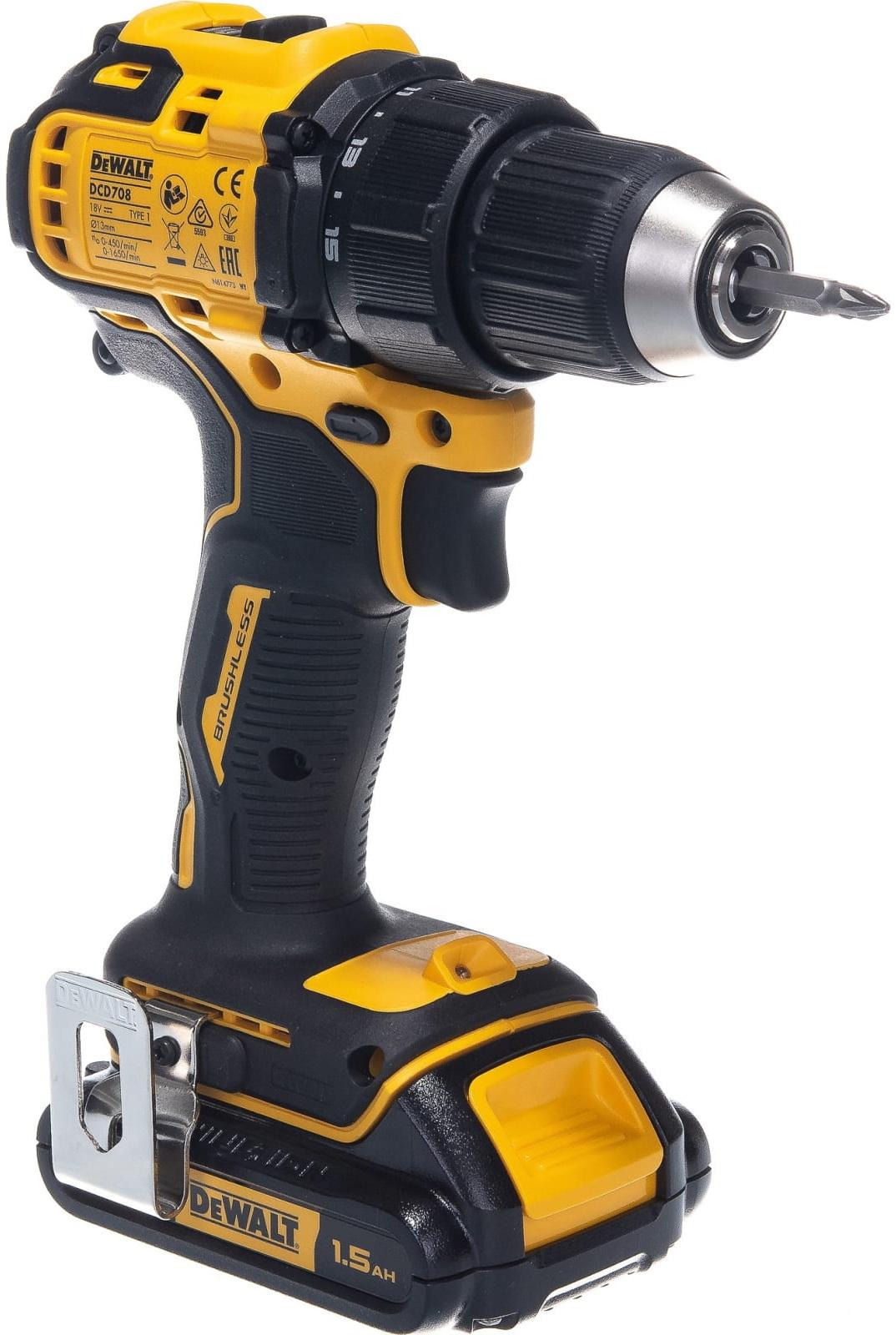 фото Dewalt дрель аккумуляторная dewalt dcd708p2t-qw