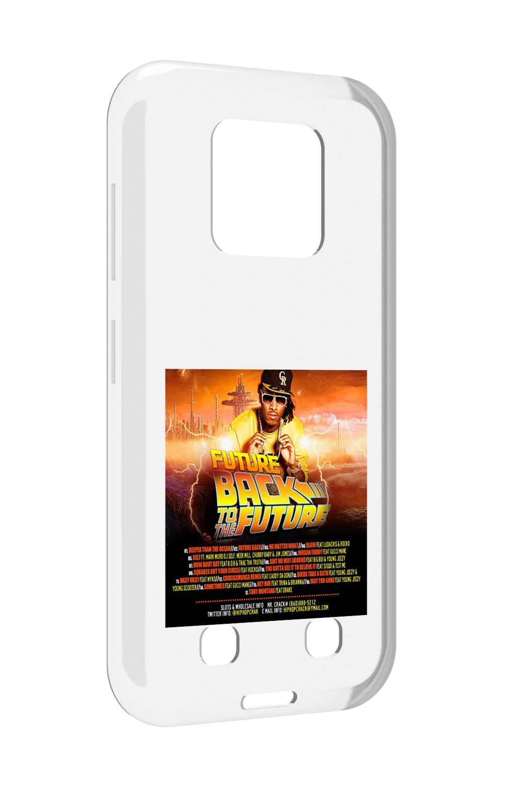 

Чехол MyPads Future - Back To The Future для Oukitel WP18, Прозрачный, Tocco