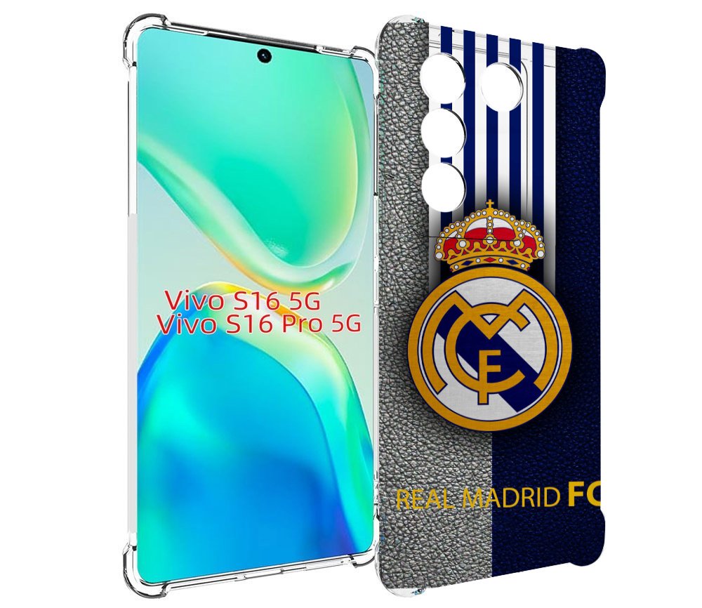 

Чехол MyPads фк реал мадрид мужской для Vivo S16 5G/S16 Pro 5G/V27/V27 Pro, Tocco