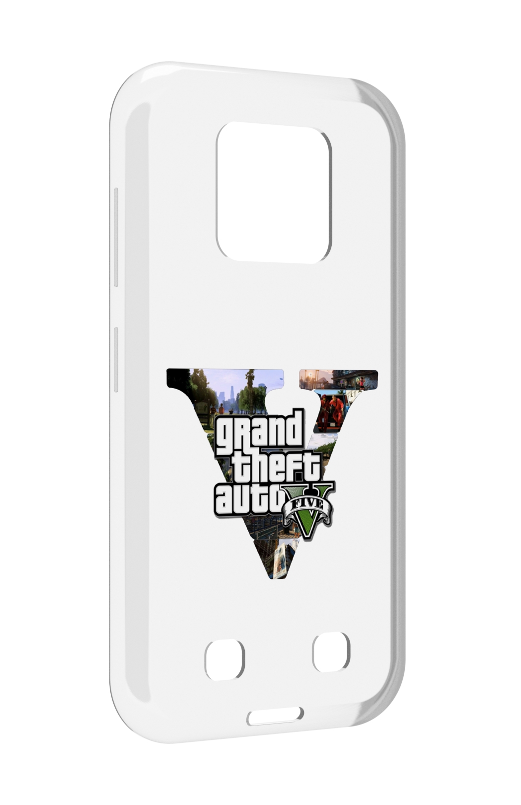 

Чехол MyPads GTA 5 логотип для Oukitel WP18, Прозрачный, Tocco