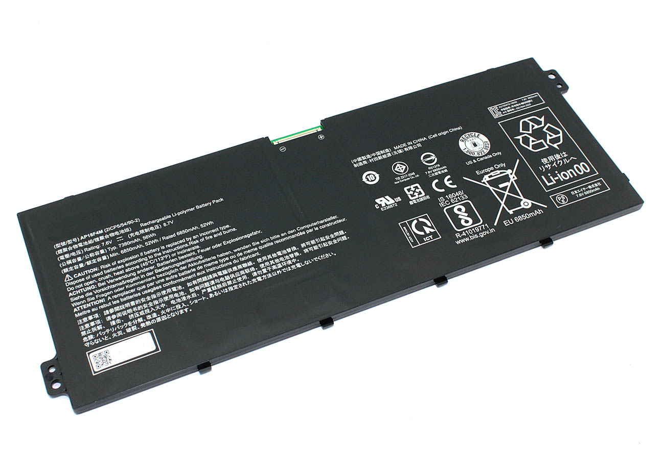

Аккумулятор для ноутбука Acer Chromebook 715 CB715-1WT AP18F4M 7.6V 6850mAh