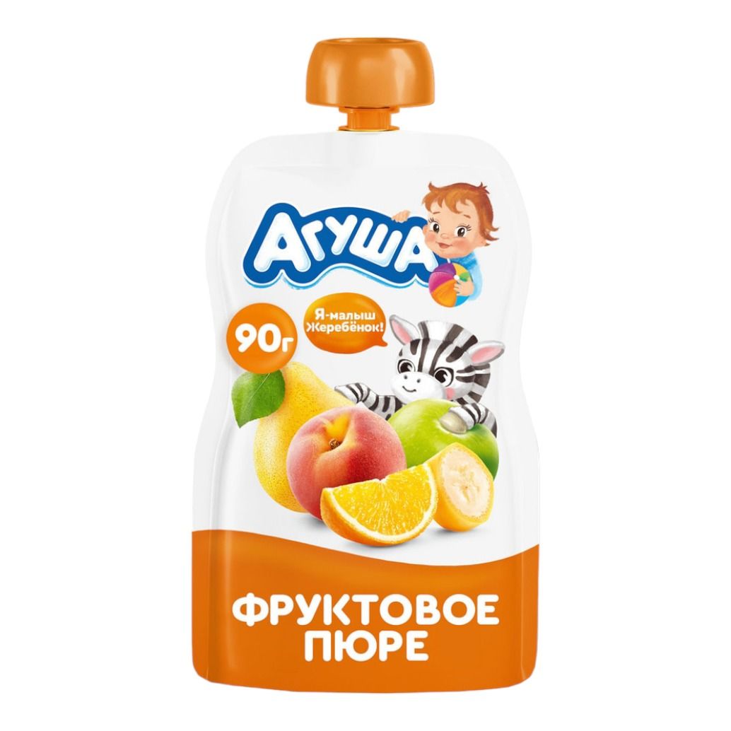 

Пюре Агуша Мультифрукт с 6 месяцев 90 г в ассортименте (вкус по наличию)