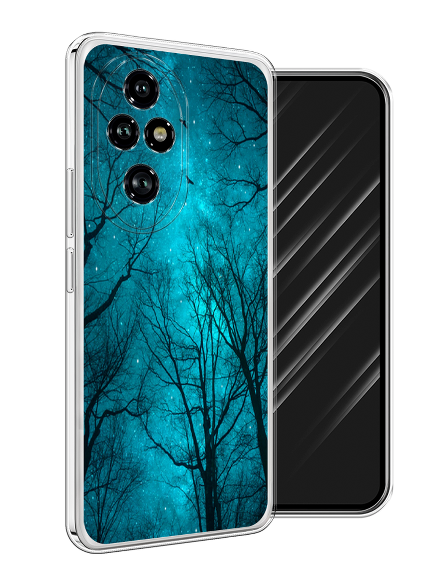 

Чехол Awog на Honor 200 Pro "Сказочный лес", Черный;бирюзовый, 6124850-1