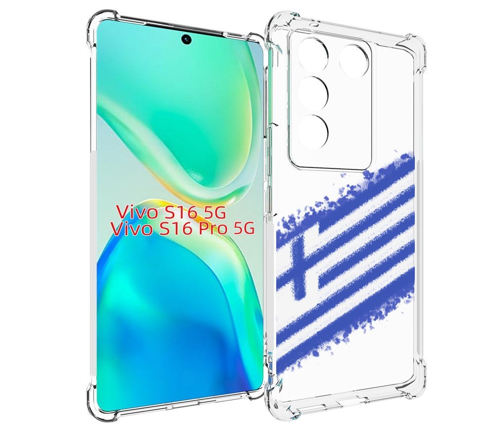 

Чехол MyPads флаг Греции для Vivo S16 5G/S16 Pro 5G/V27/V27 Pro, Tocco