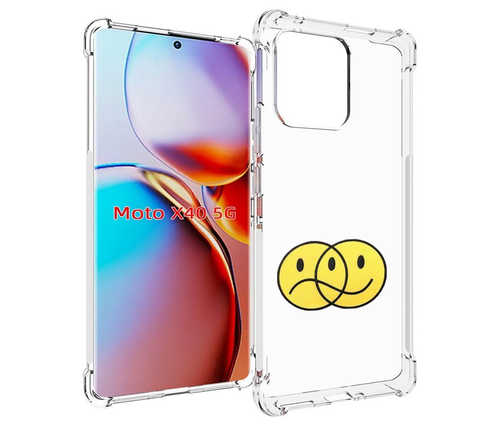 

Чехол MyPads Хиппи для Motorola Moto X40, Прозрачный, Tocco