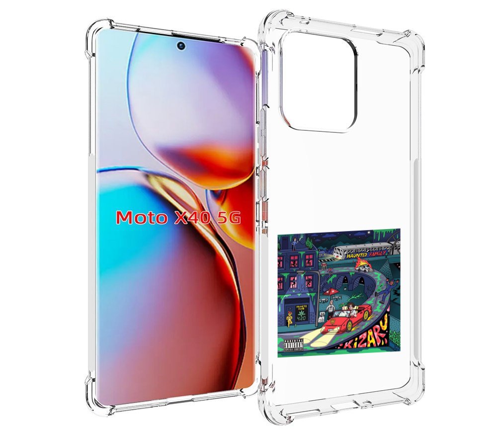 

Чехол MyPads Яд (альбом Kizaru) для Motorola Moto X40, Прозрачный, Tocco