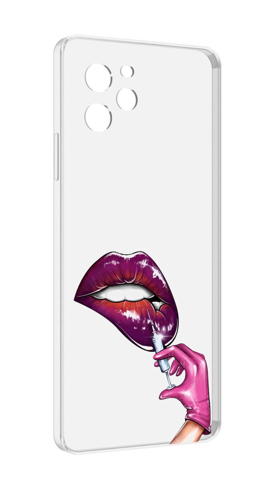 

Чехол MyPads качаем-губы для Huawei Nova Y61 / Huawei Enjoy 50z, Прозрачный, Tocco