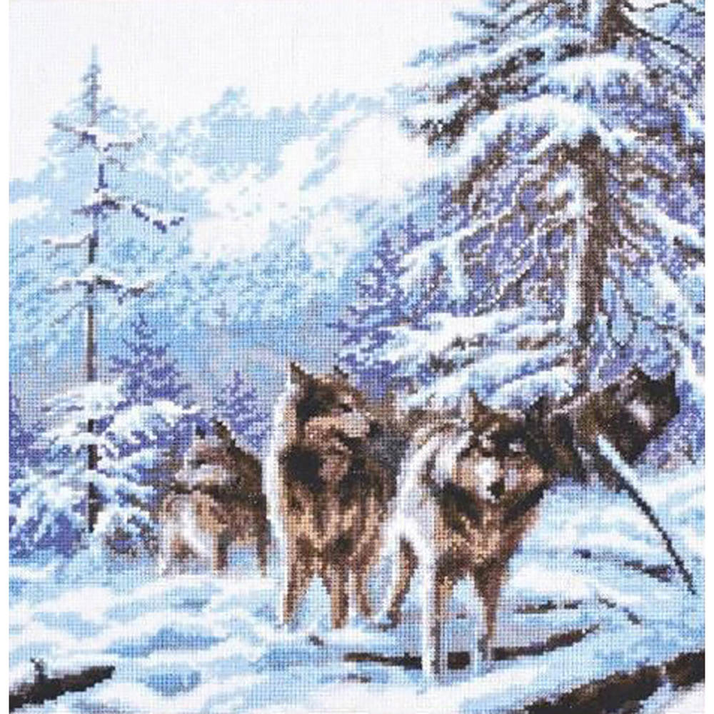 

Набор для вышивания Палитра Морозное утро, Морозное утро