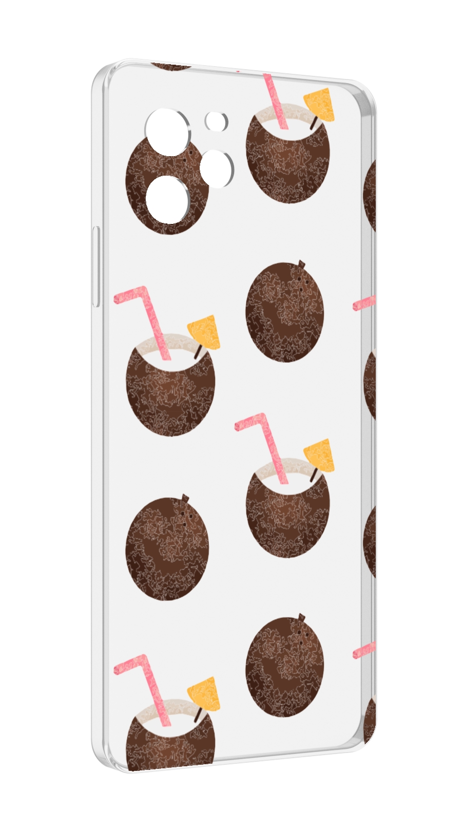 

Чехол MyPads кокосики для Huawei Nova Y61 / Huawei Enjoy 50z, Прозрачный, Tocco