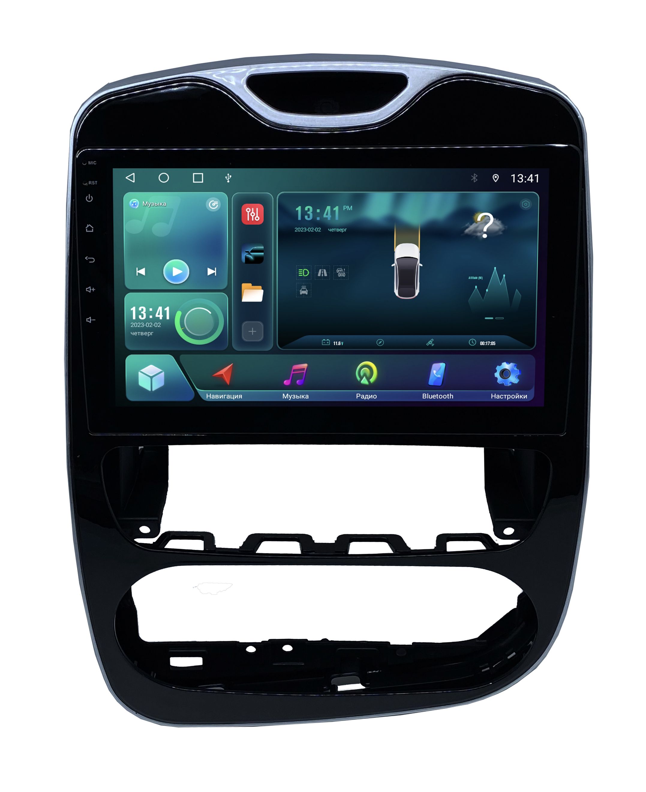 Штатная магнитола Zenith Renault CLIO IV рест- 2016-2019 климат конд Android 12 2005500₽