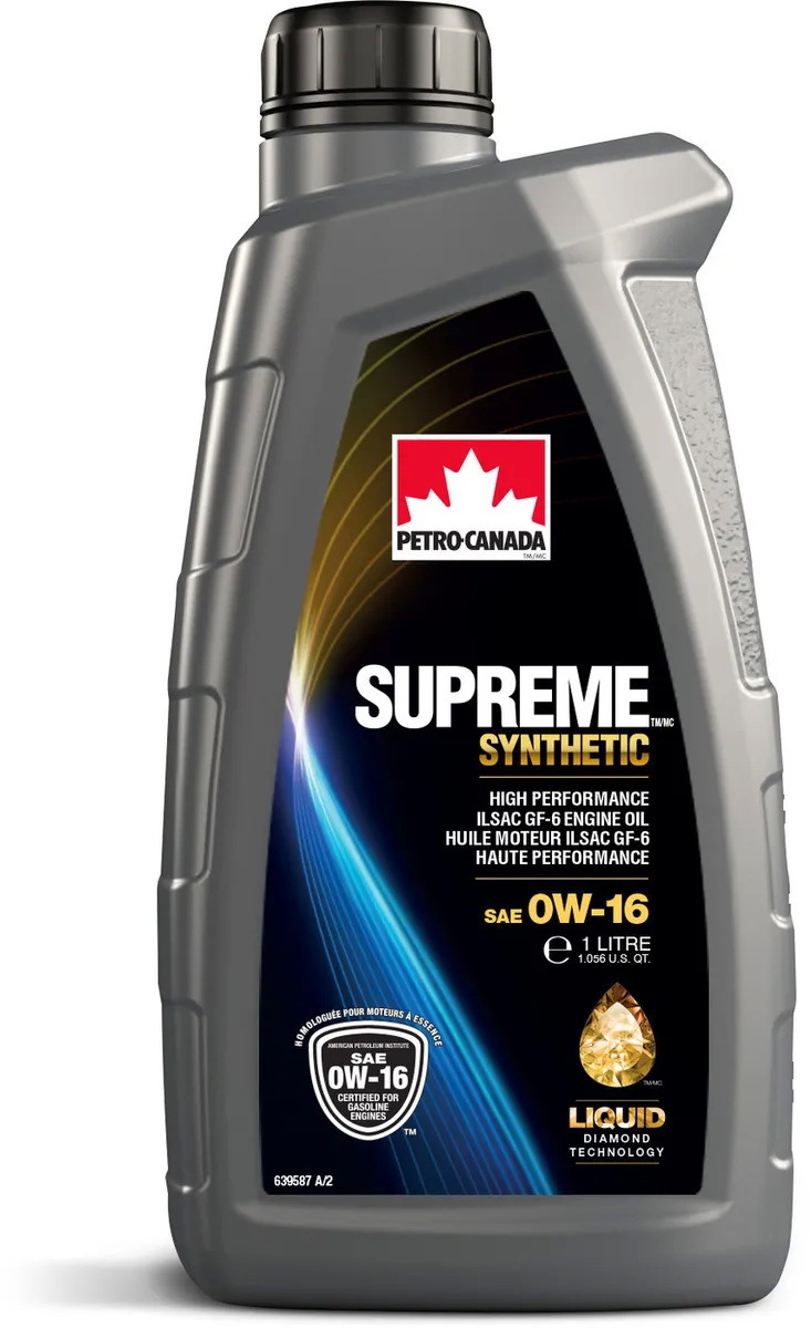 

Моторное масло Petro-Canada SUPREME SYNTHETIC 0W16
