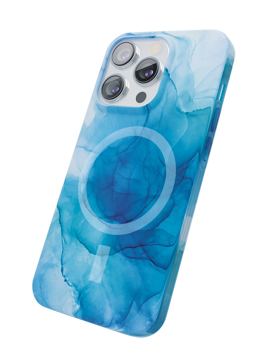 

Чехол для смартфона vlp Splash case with MagSafe для iPhone 14 Pro Max, синий
