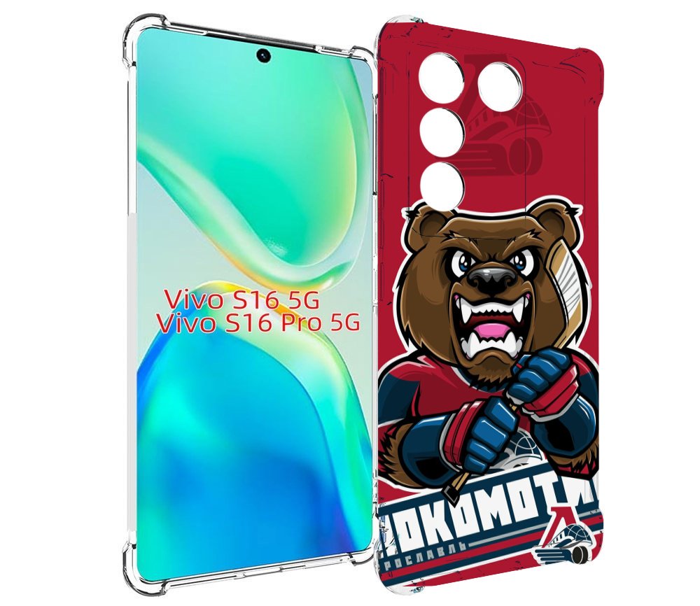 

Чехол MyPads хоккей локомотив ярославь мужской для Vivo S16 5G / S16 Pro 5G / V27 / V2..., Tocco