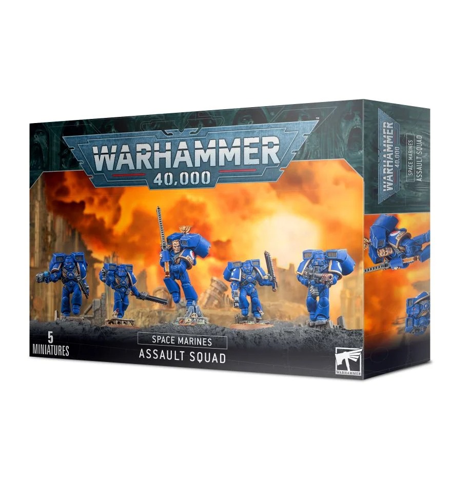 Миниатюры для игры Games Workshop Warhammer 40000: Space Marines - Assault Squad 48-09