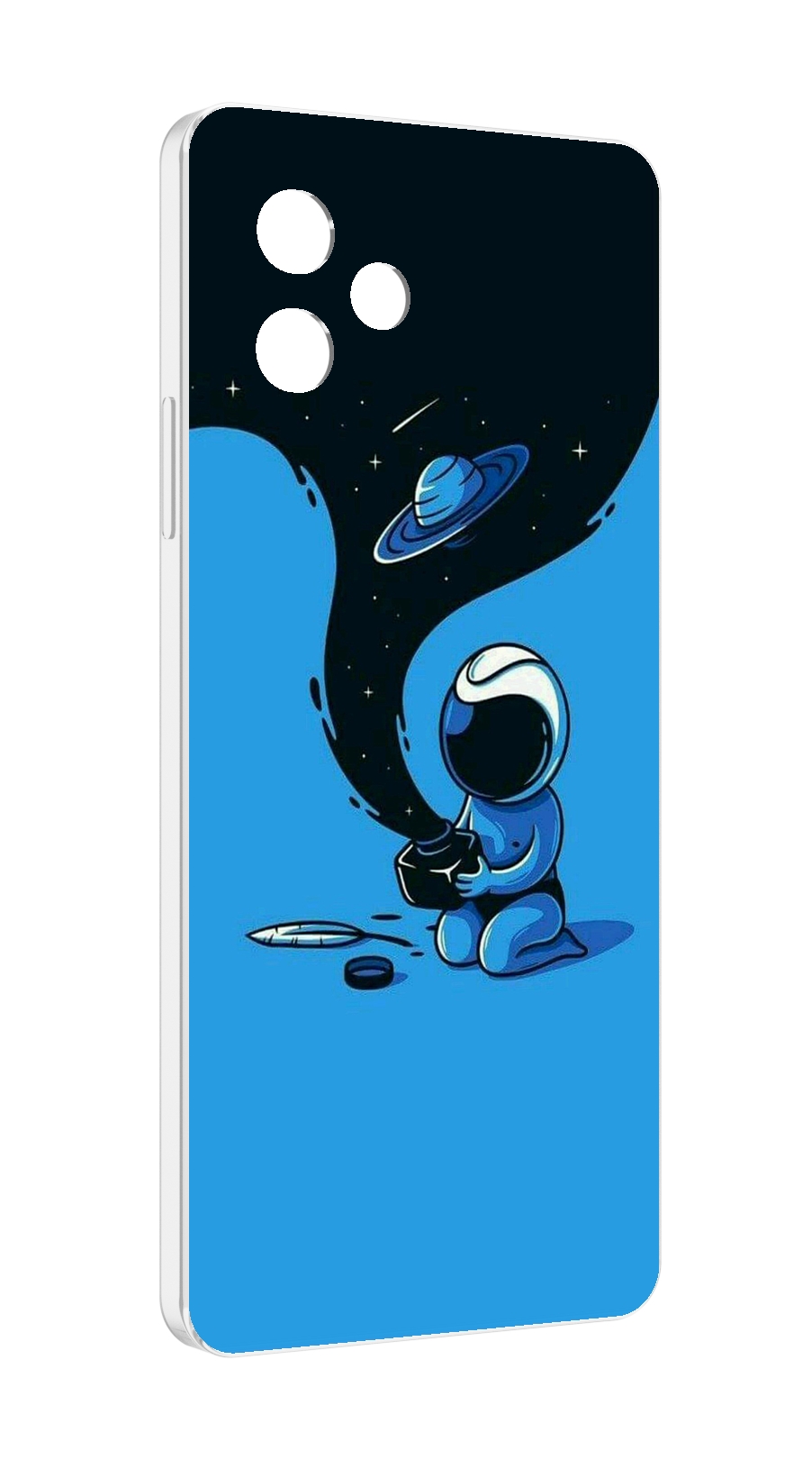 

Чехол MyPads космос из черной краски для Huawei Nova Y61 / Huawei Enjoy 50z, Прозрачный, Tocco