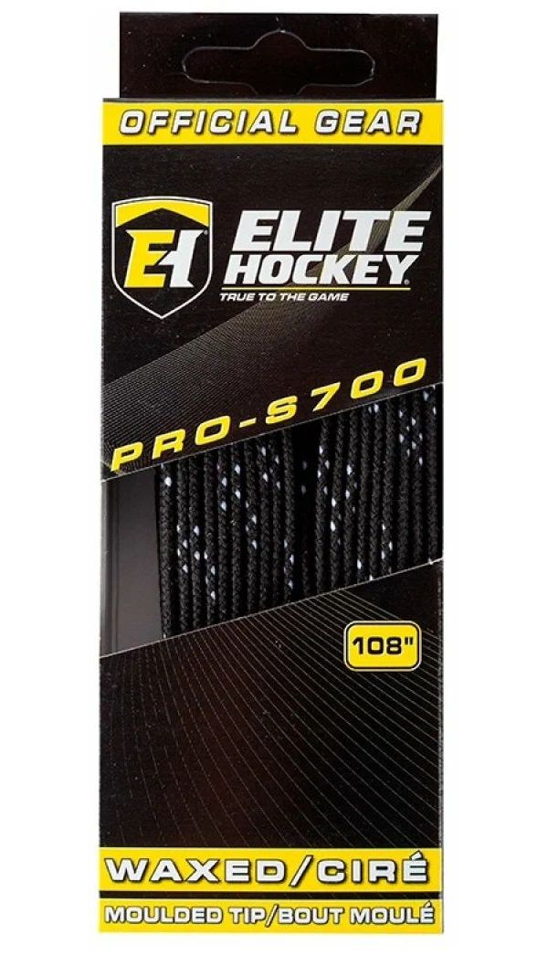 

Шнурки хоккейные MAD GUY с пропиткой Pro-S700 Elite (черно-белый) - 244 см