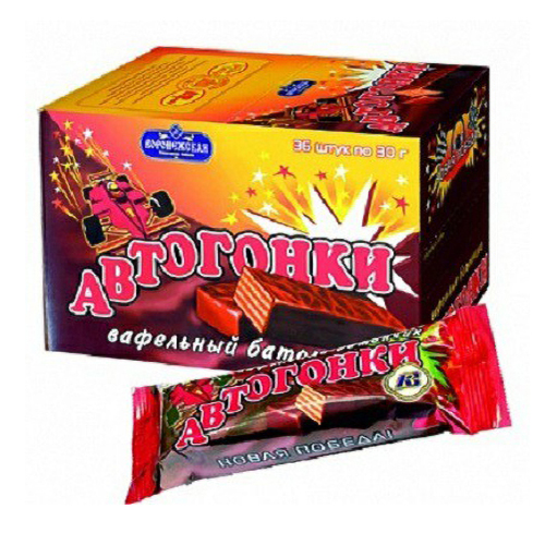 

Вафли Воронежская КФ Автогонки 30 г