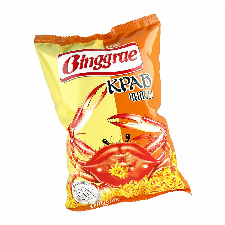 

Чипсы картофельные Bigrest со вкусом краба 40 г