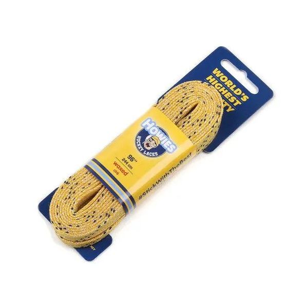 

Шнурки хоккейные с пропиткой HOWIES 72"/182см (желтые)