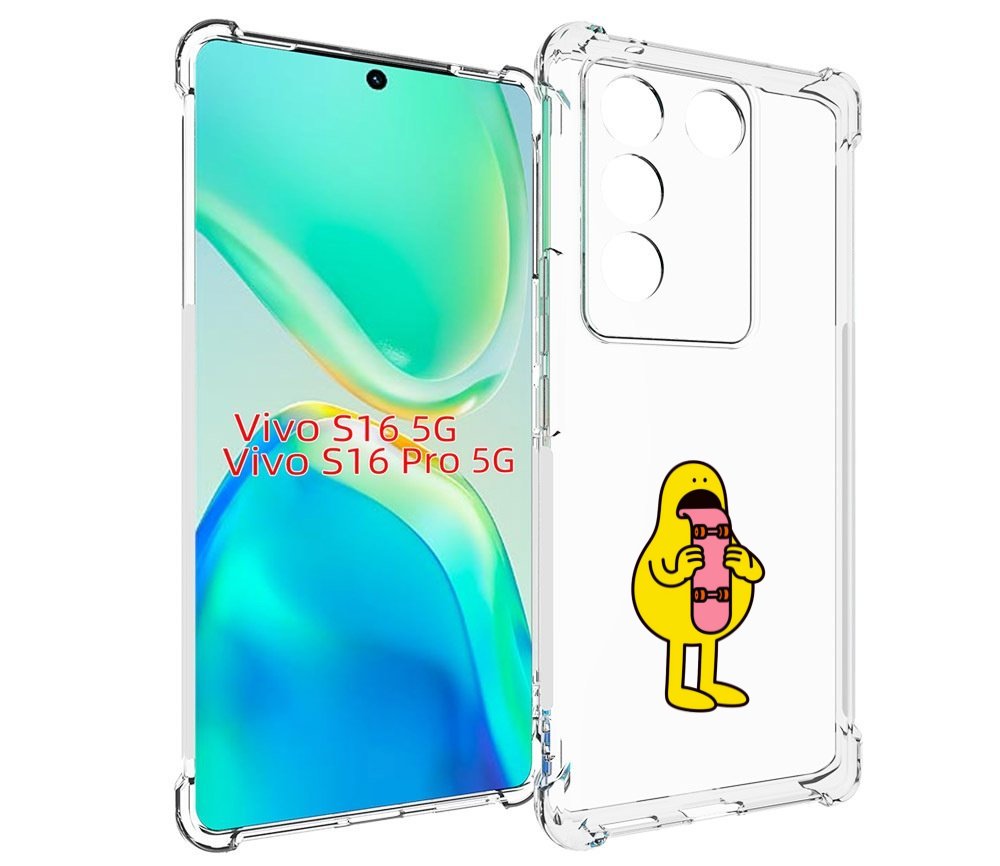 

Чехол MyPads язычок скейтер для Vivo S16 5G / S16 Pro 5G / V27 / V27 Pro, Tocco