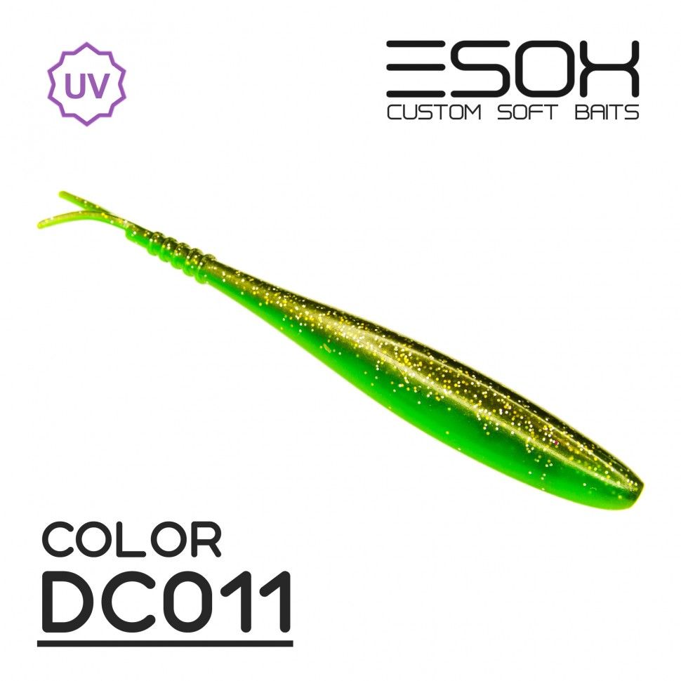 

Силиконовая приманка Esox Фурия 150 мм цвет DC011 4 шт, Фурия