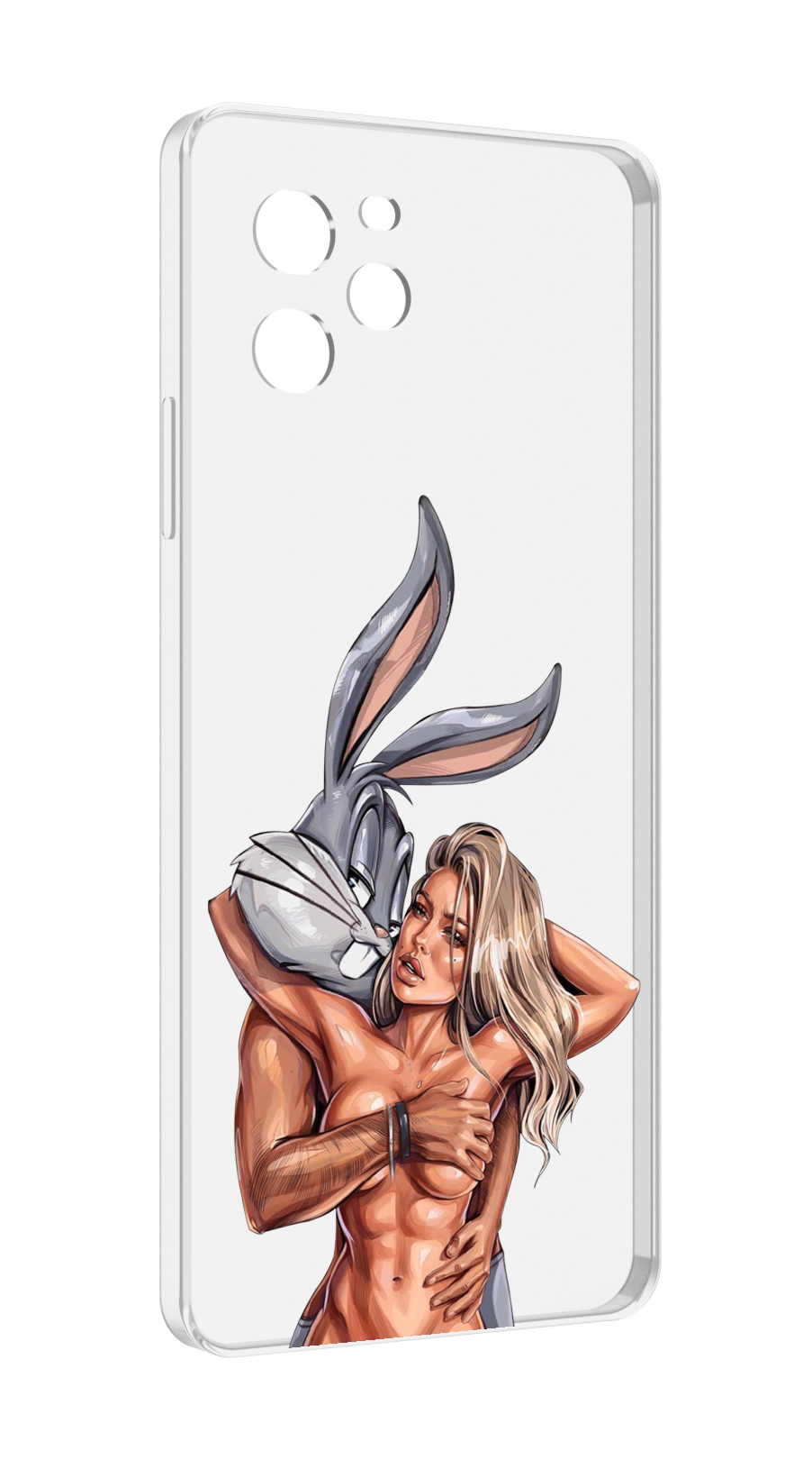 

Чехол MyPads красивая-девушка-с-бак-банни женский для Huawei Nova Y61 / Huawei Enjoy 50z, Прозрачный, Tocco