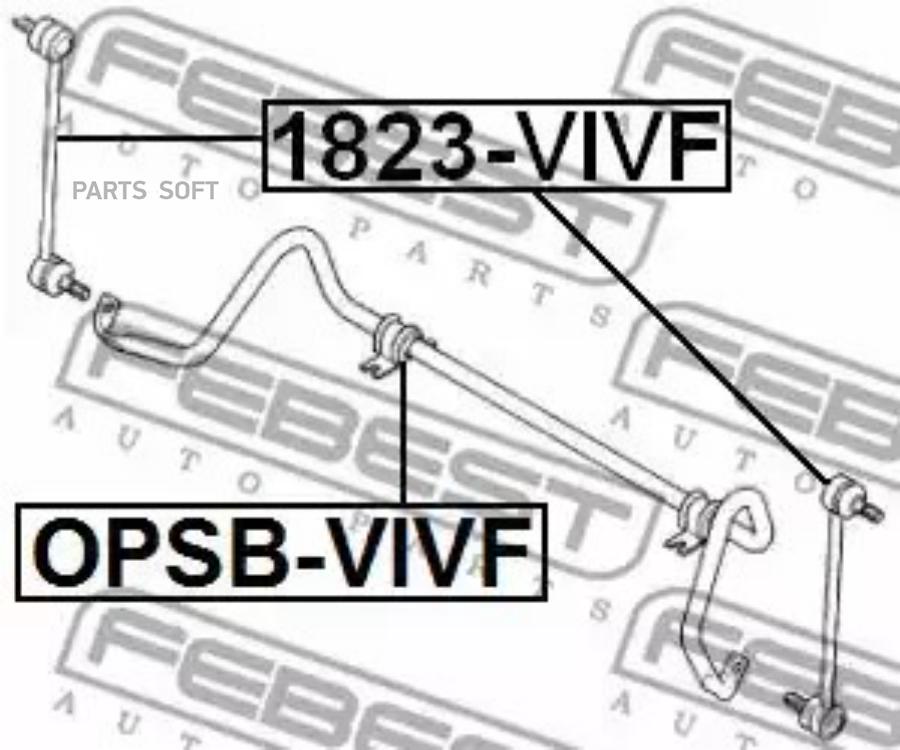 

Opsb-Vivf_Втулка Стабилизатора Переднего D23 Febest Opsbvivf