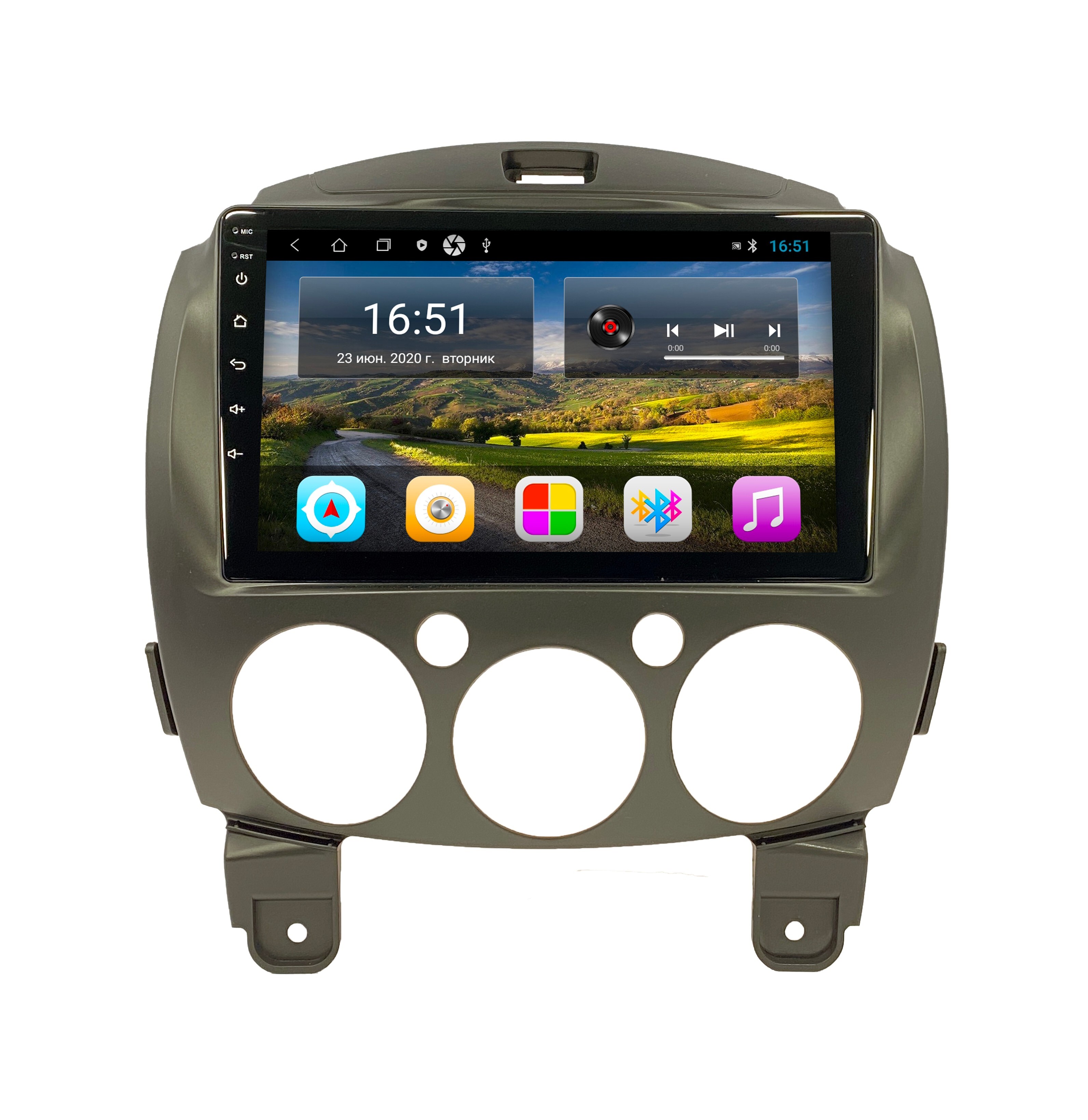 Штатная автомагнитола Zenith Mazda 2 2007-2014 Android 12 216GB Мультируль ШГУ 1821200₽