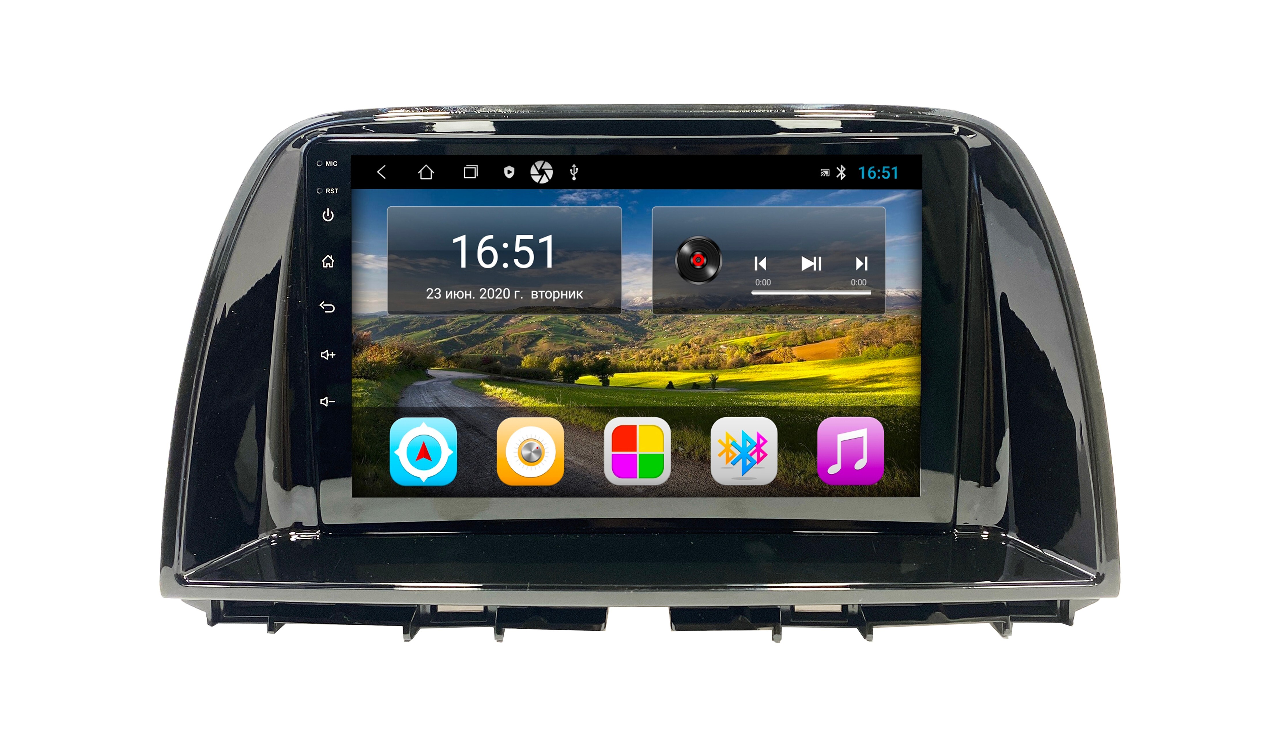 Штатная автомагнитола Zenith Mazda 6 2012-2015, Android 12, 2/16GB / Мультируль / ШГУ /