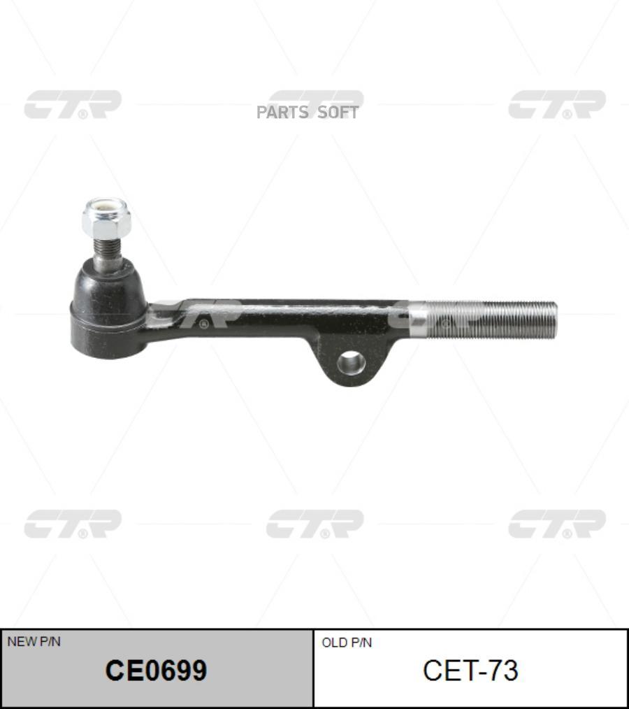 

CTR Наконечник рулевой тяги CTR CET73