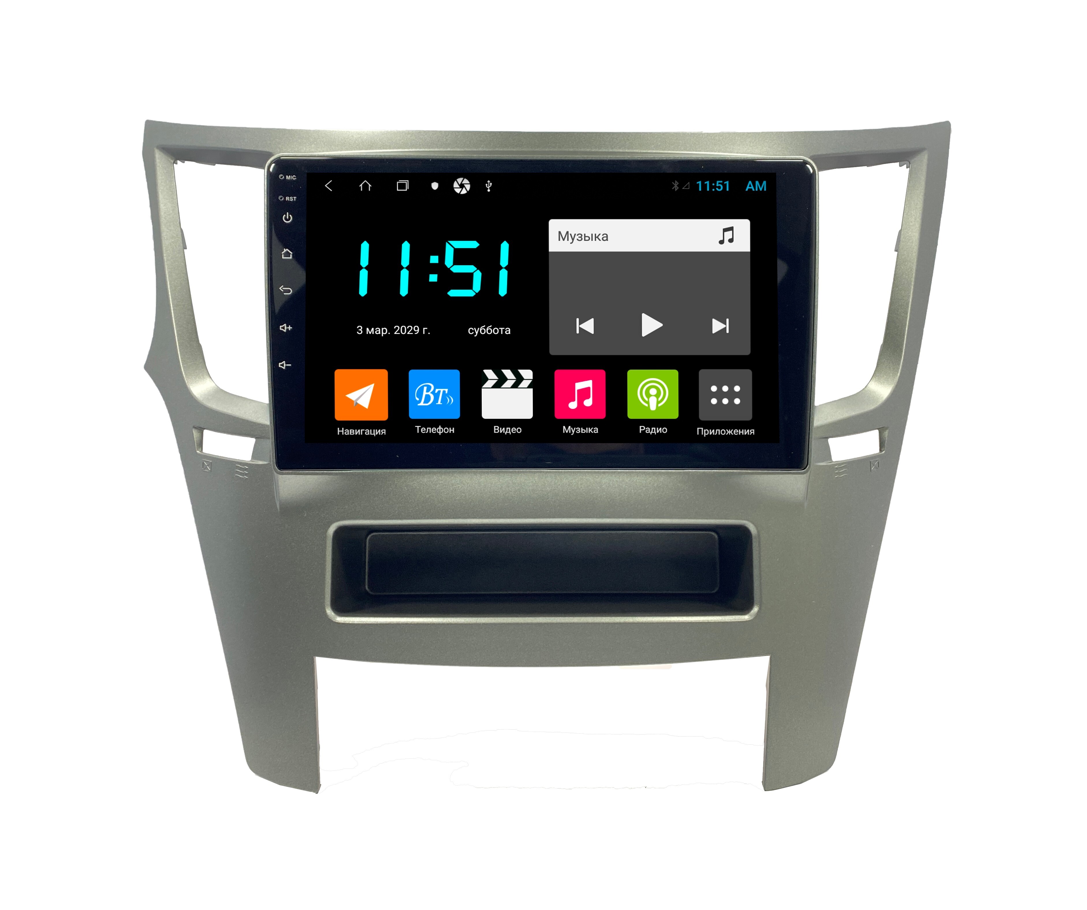 Штатная автомагнитола Zenith Subaru Legasy 2009-2014 Android 12 464GB Мультируль 3092200₽