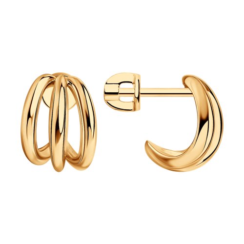 

Серьги конго из серебра Yahont 243396, 243396