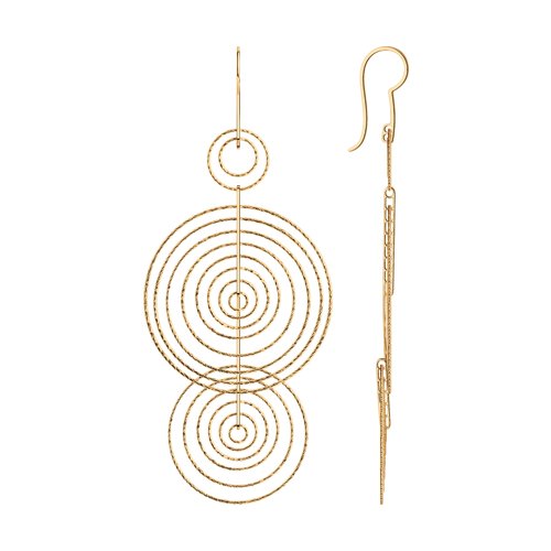 

Серьги подвески из серебра Yahont 243503, 243503